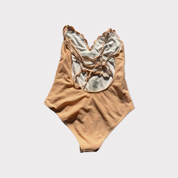 Jessica Simpson Under the Sea Scalloped One Piece - Picture 2 of 6